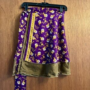 🌼Vintage Boho Reverse Wrap Skirt🌼